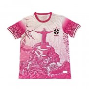 Tailandia Camisola Brasil Jesus 2025-2026 Rosa