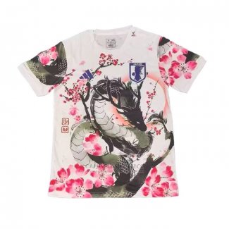 Tailandia Camisola Japao Dragon 2025-2026 Branco Rosa