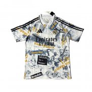 Tailandia Camisola Real Madrid Special 2025-2026 Branco Amarelo