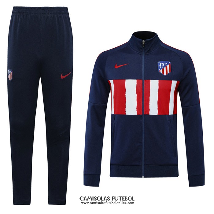 Jaqueta de Treinamento Atletico Madrid 2020-2021 Azul ...