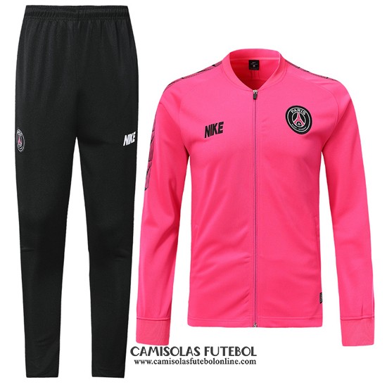 casaco do psg rosa