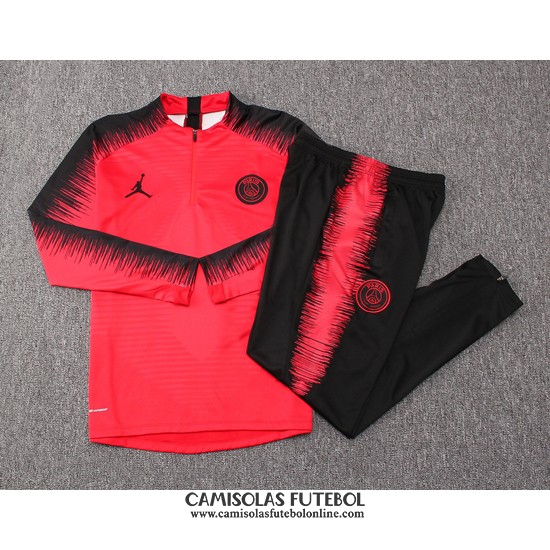 casaco do psg vermelho